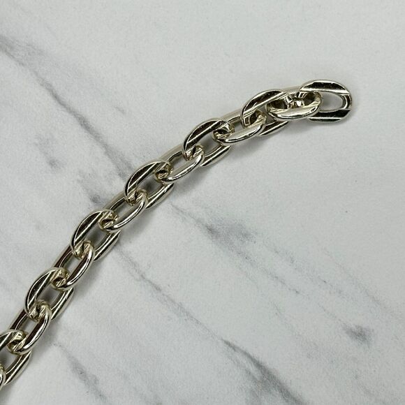 Lightweight Draped Gold Tone Metal Chain Link Belt Y2K Festival XS/Small XS/S ✨ - Picture 9 of 10